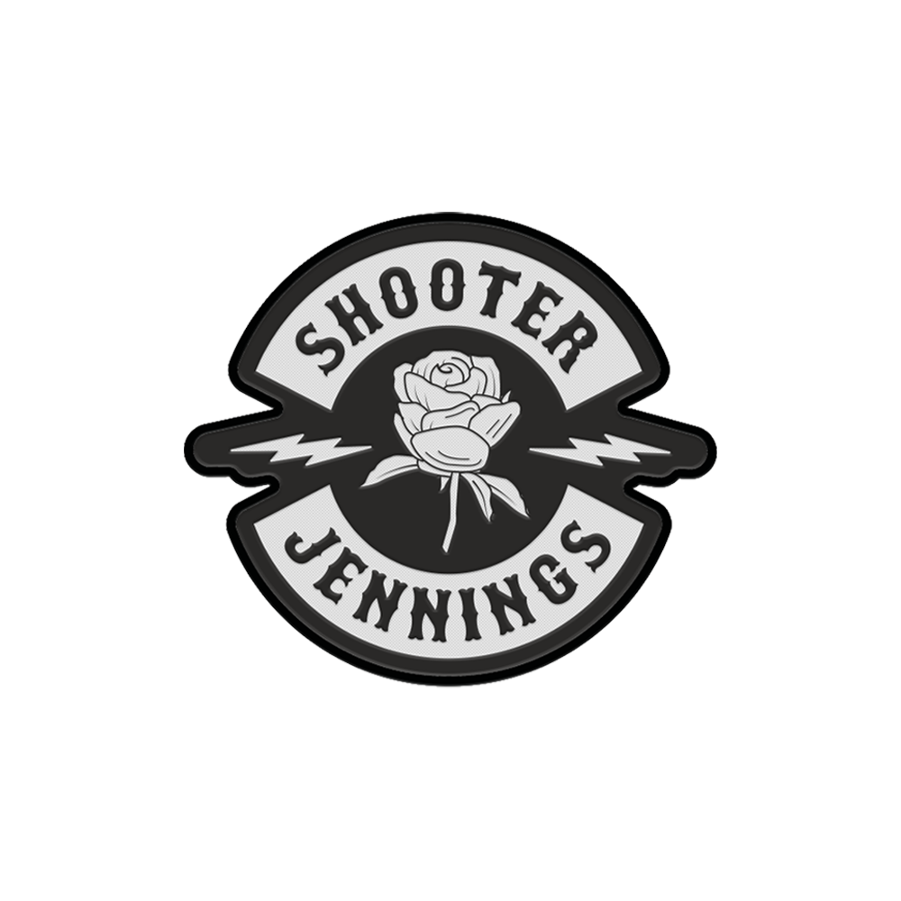 Black Rose Patch - Shooter Jennings & Black Country Rock