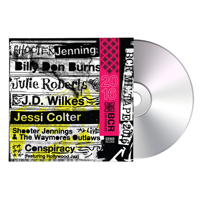 2016 BCR Mixtape CD - Shooter Jennings & Black Country Rock