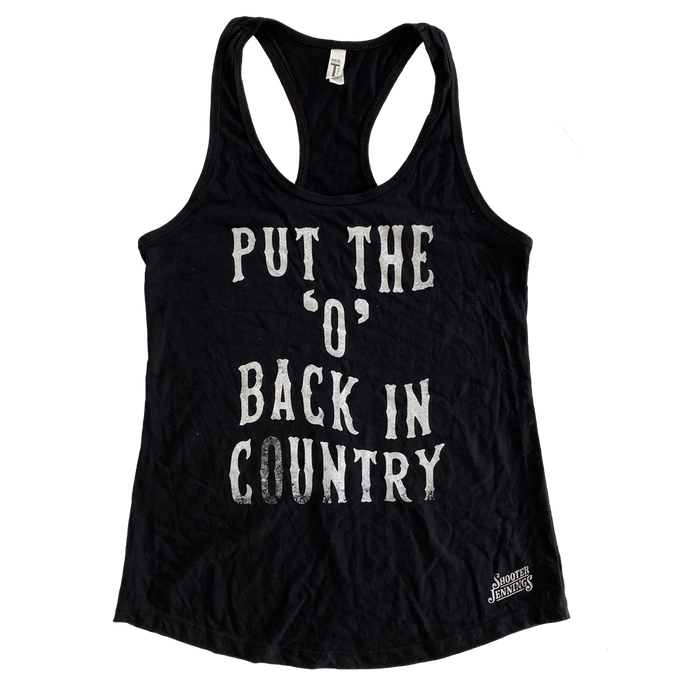 Country Tank - L and XL only - Shooter Jennings & Black Country Rock