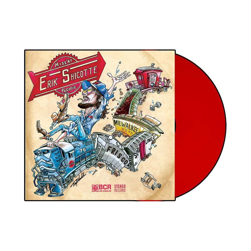 Erik Shicotte - Miss’ry Pacific Red LP - Shooter Jennings & Black Country Rock